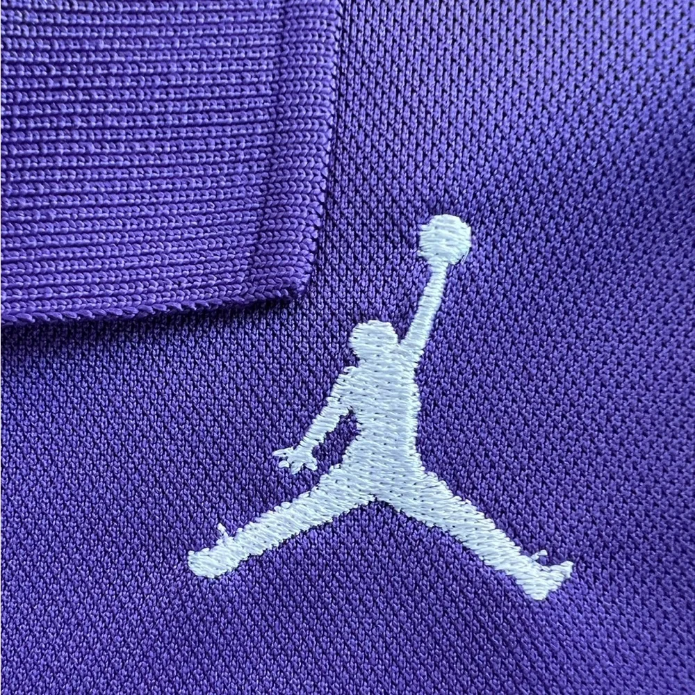 Michael Jordan Celebrity Invitational Purple Polo with Embroidery Men’s Size L